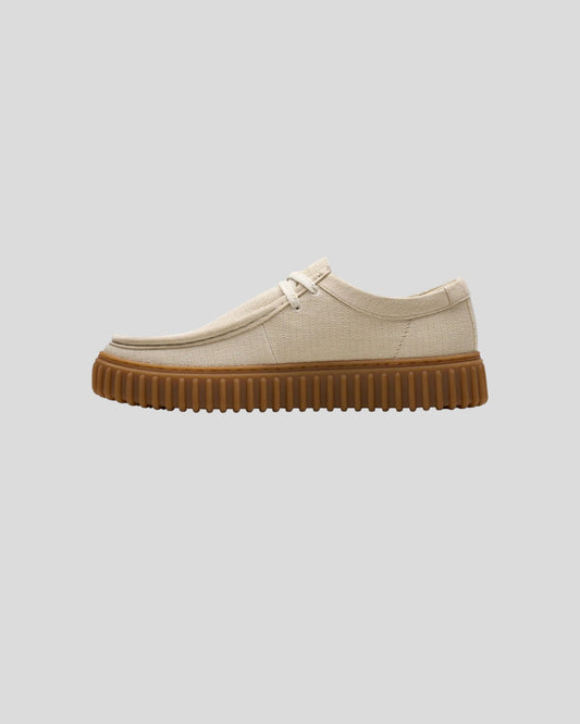 Clarks || Torhill Lo - Off White Combi Clarks