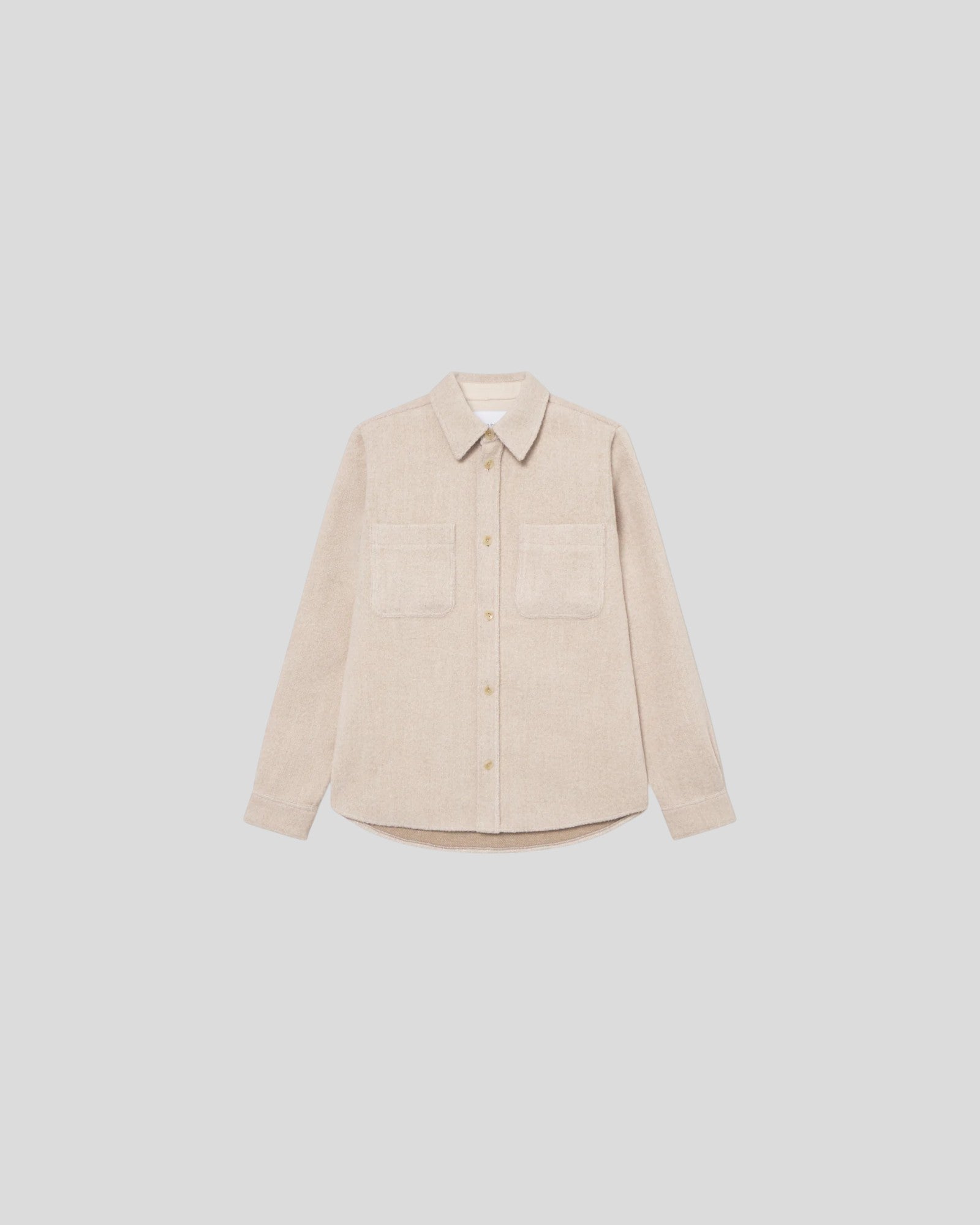 Les Deux || Lennon Bouclé Overshirt - Ivory Les Deux
