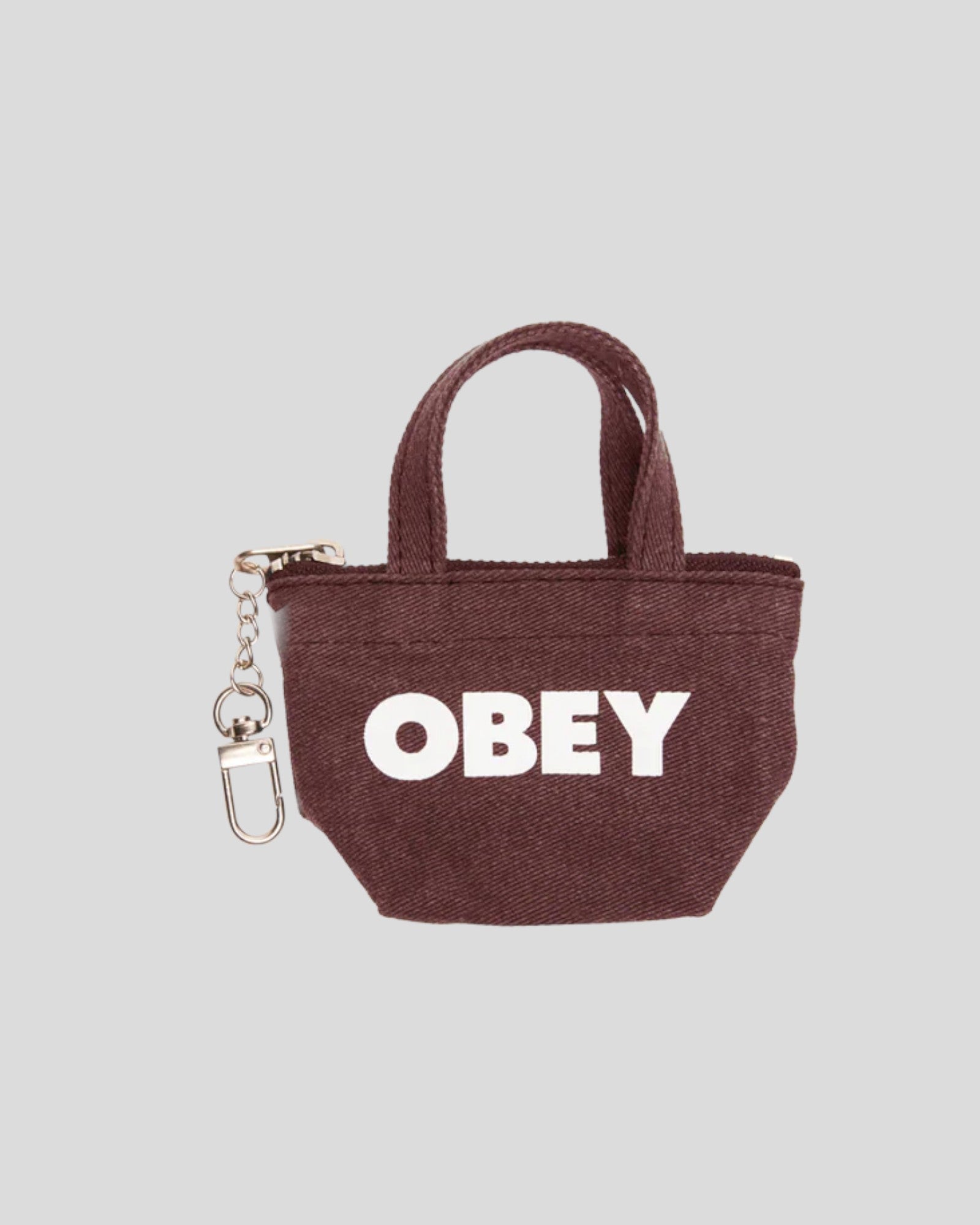 Obey || Pigment Totebag Keychain - Pigment Red Obey