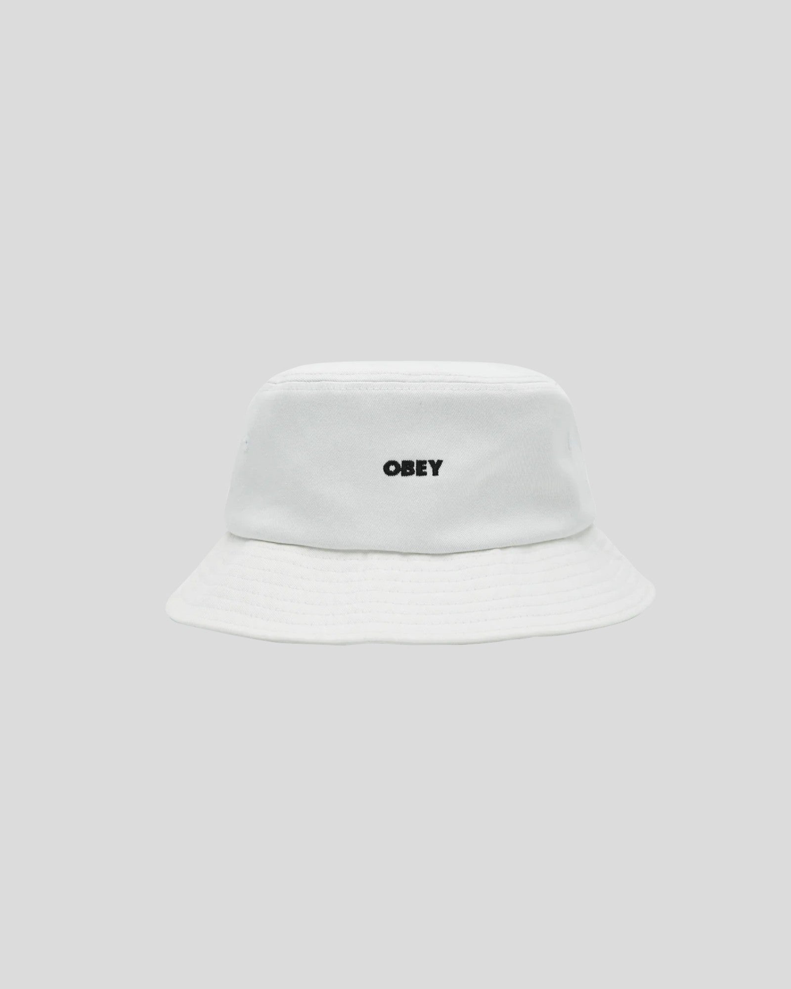 Obey || Bold Twill Bucket Hat - White Obey