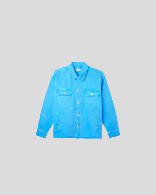Obey || Division Shirt Jacket - Pigment French Blue Obey