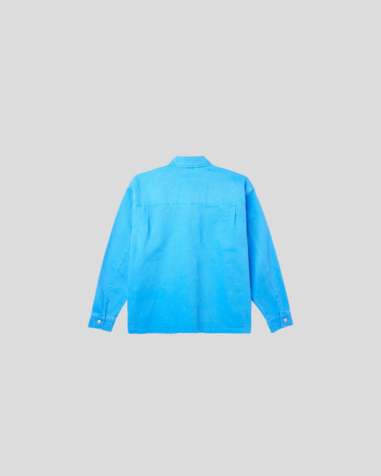 Obey || Division Shirt Jacket - Pigment French Blue Obey