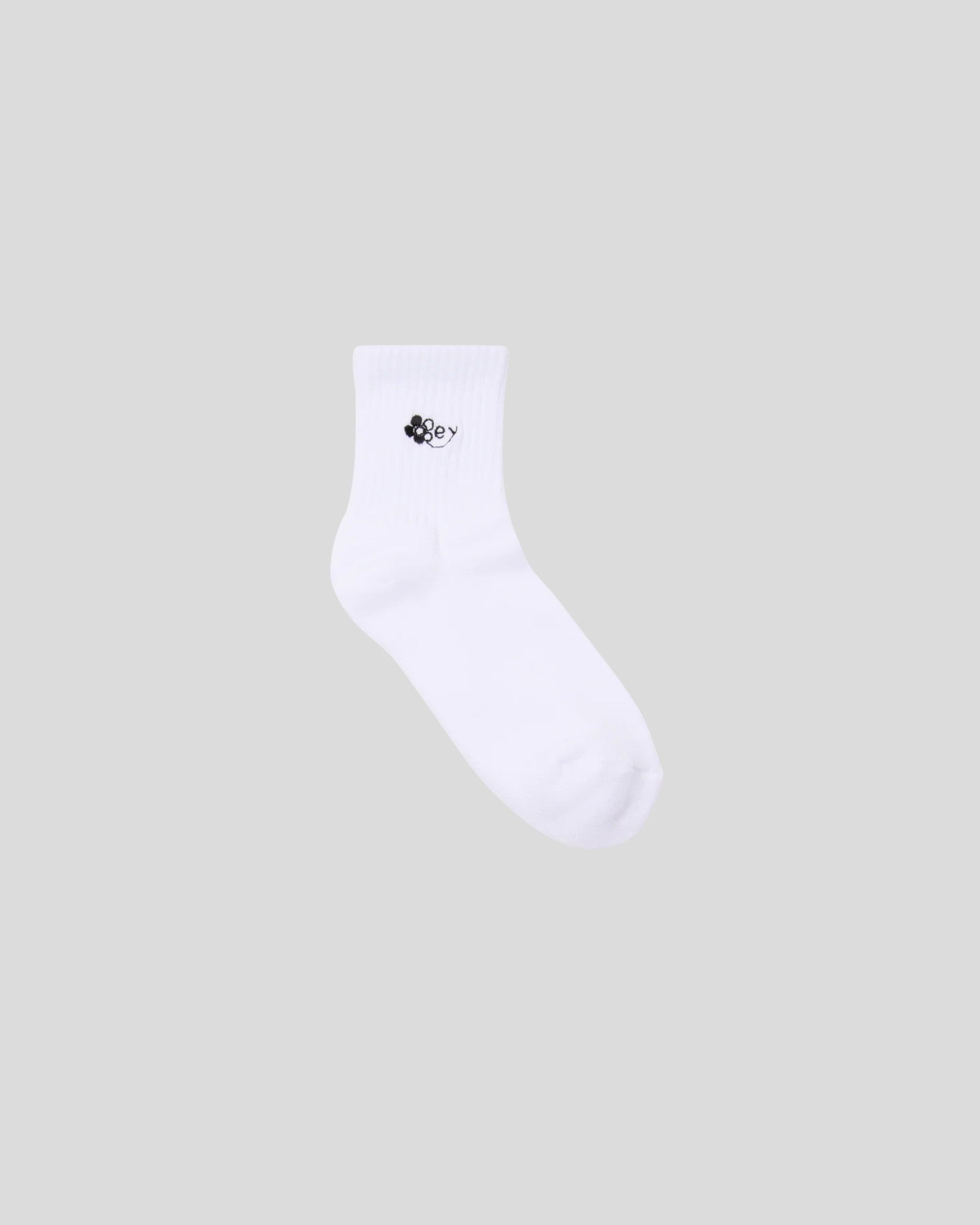 Obey || Flower Socks - White Obey