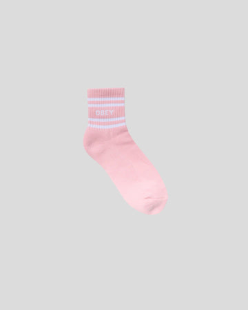 Obey || Coop Sock - Light Lilac/ White Obey