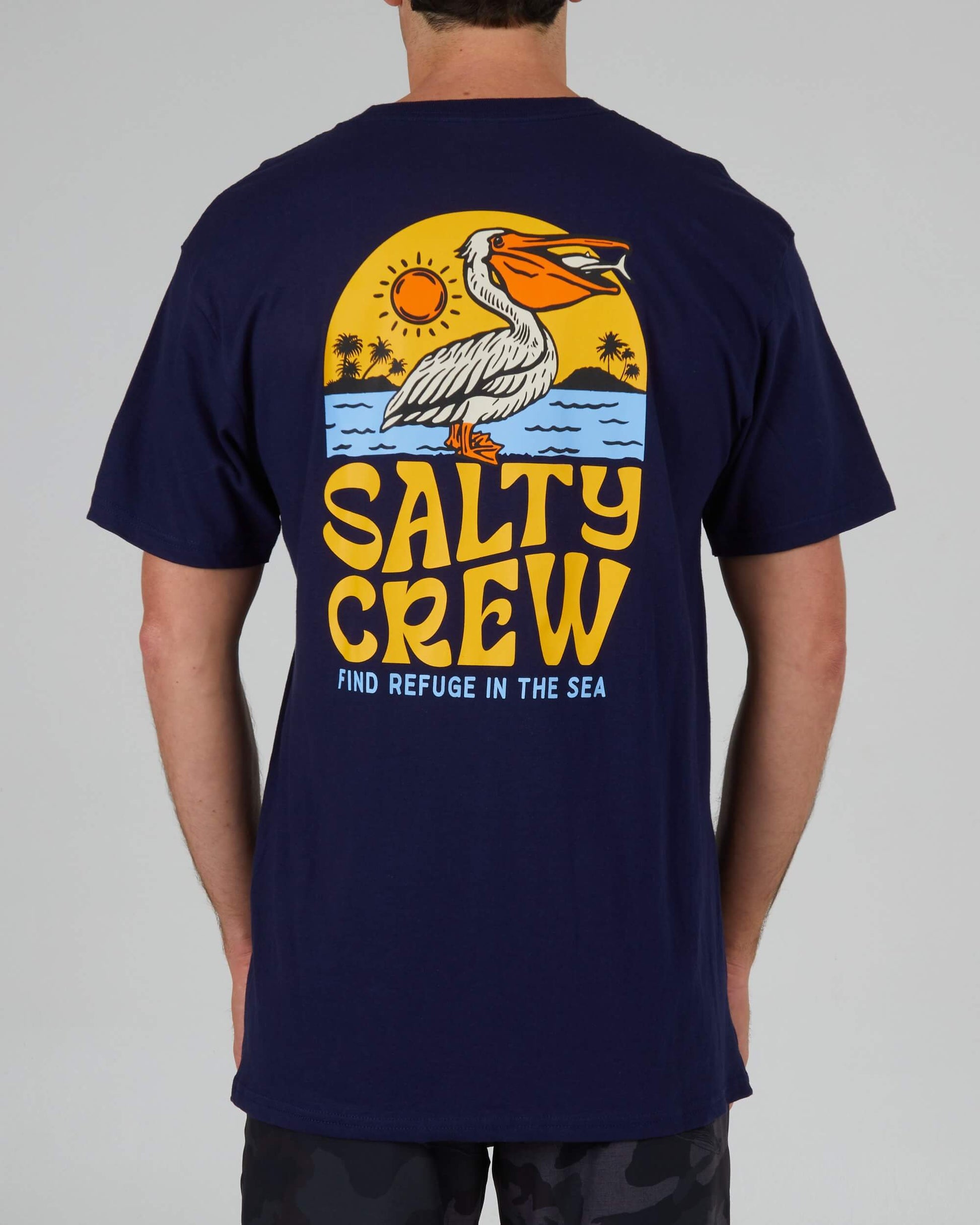 Salty Crew || Seaside Standard S/S Tee - Navy Salty Crew