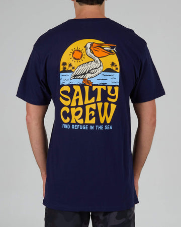 Salty Crew || Seaside Standard S/S Tee - Navy Salty Crew