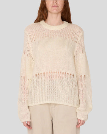 Obey || Trivia Open Knit Pullover - Creme