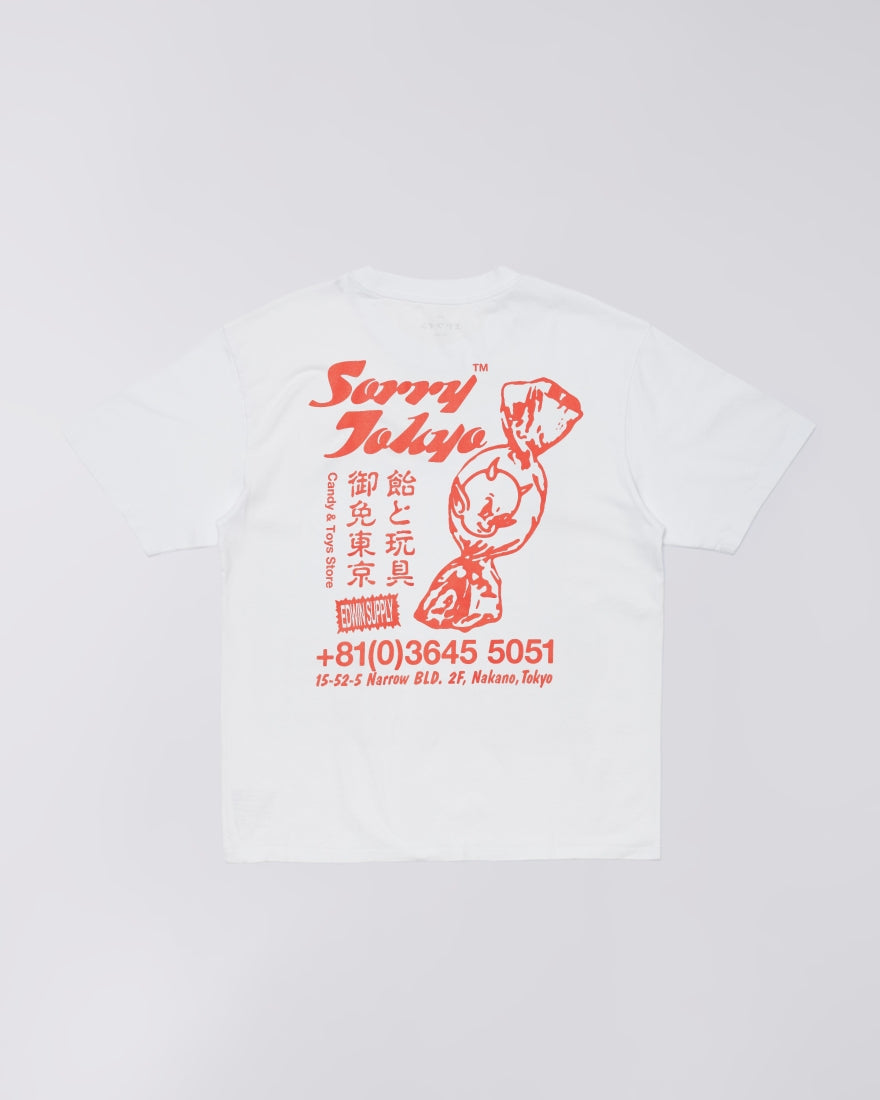 Edwin || Sorry Tokyo TS - White Garment Washed - M’ Edwin