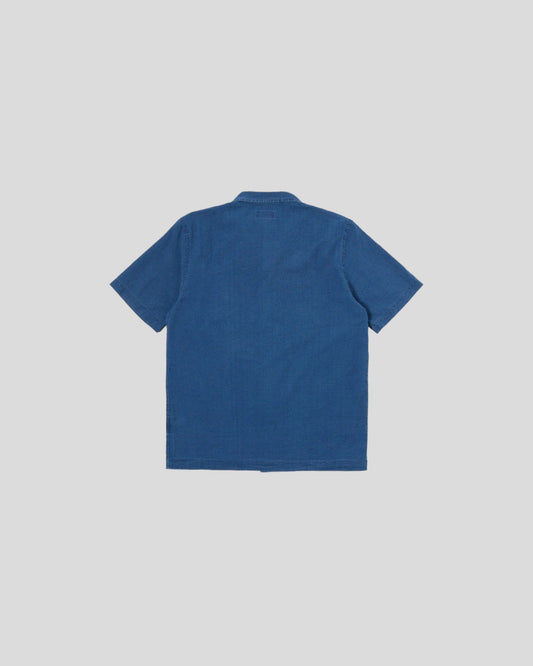 Universal Works || Road Shirt - Washed Indigo Universal Works