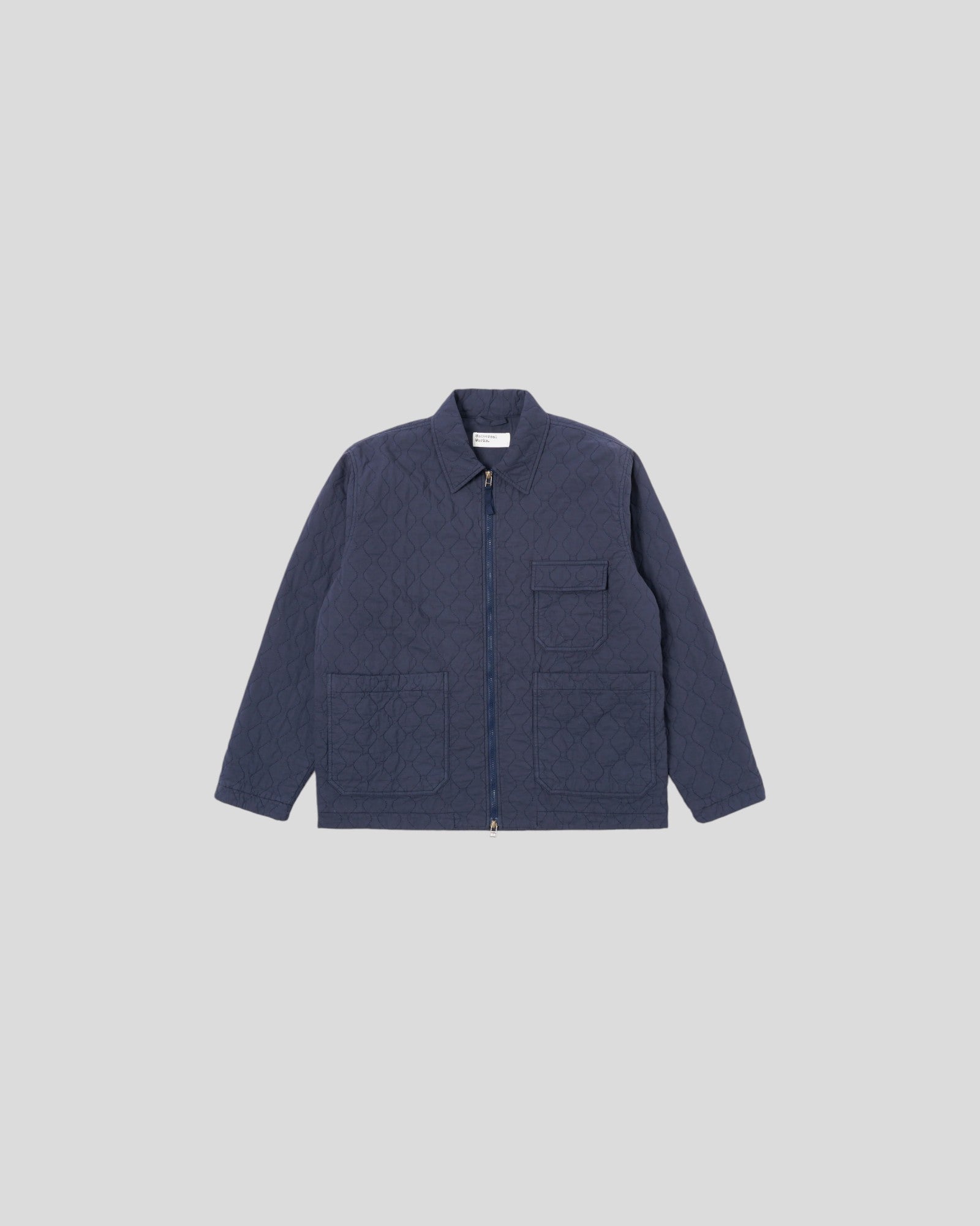Universal Works || Gower Jacket Quilt Cotton- Navy Universal Works