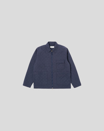 Universal Works || Gower Jacket Quilt Cotton- Navy Universal Works