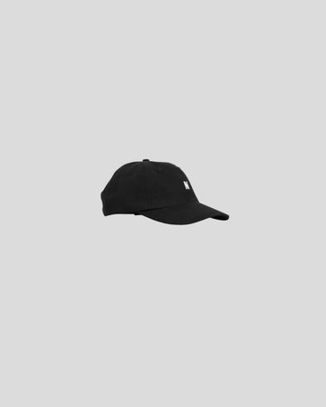 Norse Projects || Twill Sport Cap - Black Norse Projects