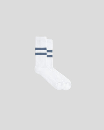 Norse Projects || Bjarki Cotton Sport Sock - Light Stone Blue Norse Projects