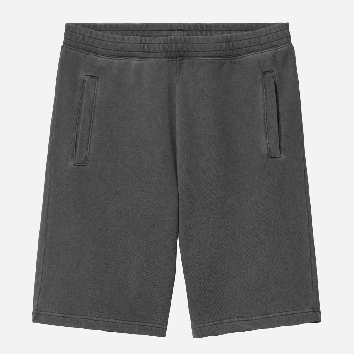 Carhartt || Nelson Sweat Short - Black Garment Dyed - M’ Carhartt