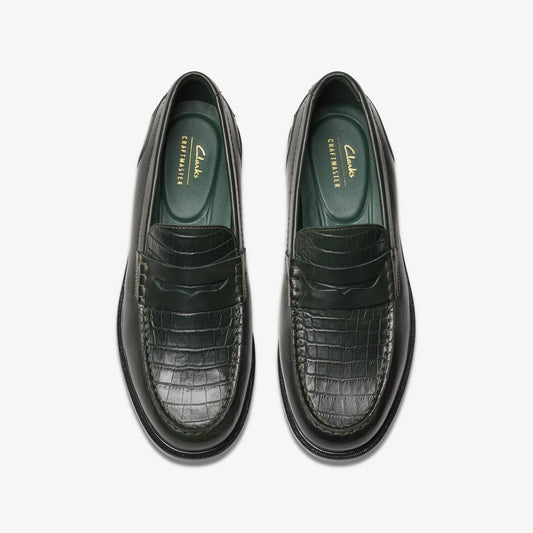 Clarks || Craft James Lo - Dark Green Combination - M’ Clarks