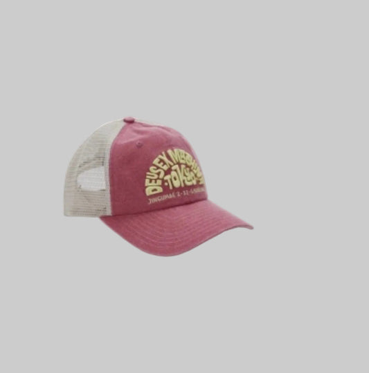 Deus || Tokyo Address Trucker - Melon Red - M’ Deus ex machina