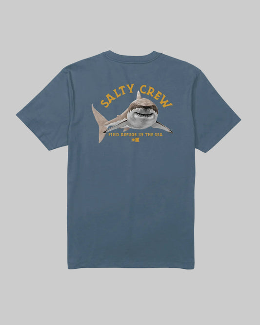 Salty || Lurking S/S Tee - Slate - M’ Salty Crew