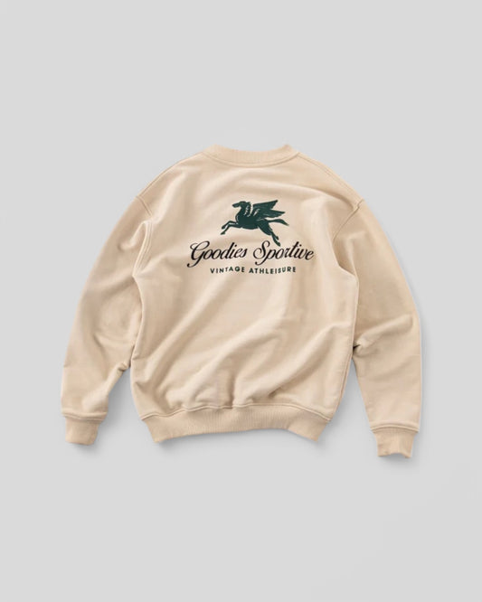 Sportliche Werbeartikel || 550g Premium Hummus Rundhals-Sweatshirt