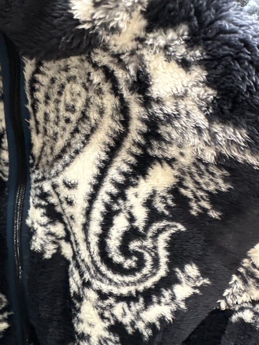 Carhartt || Jebson Sweat Jacket - Paisley Big / Black Carhartt