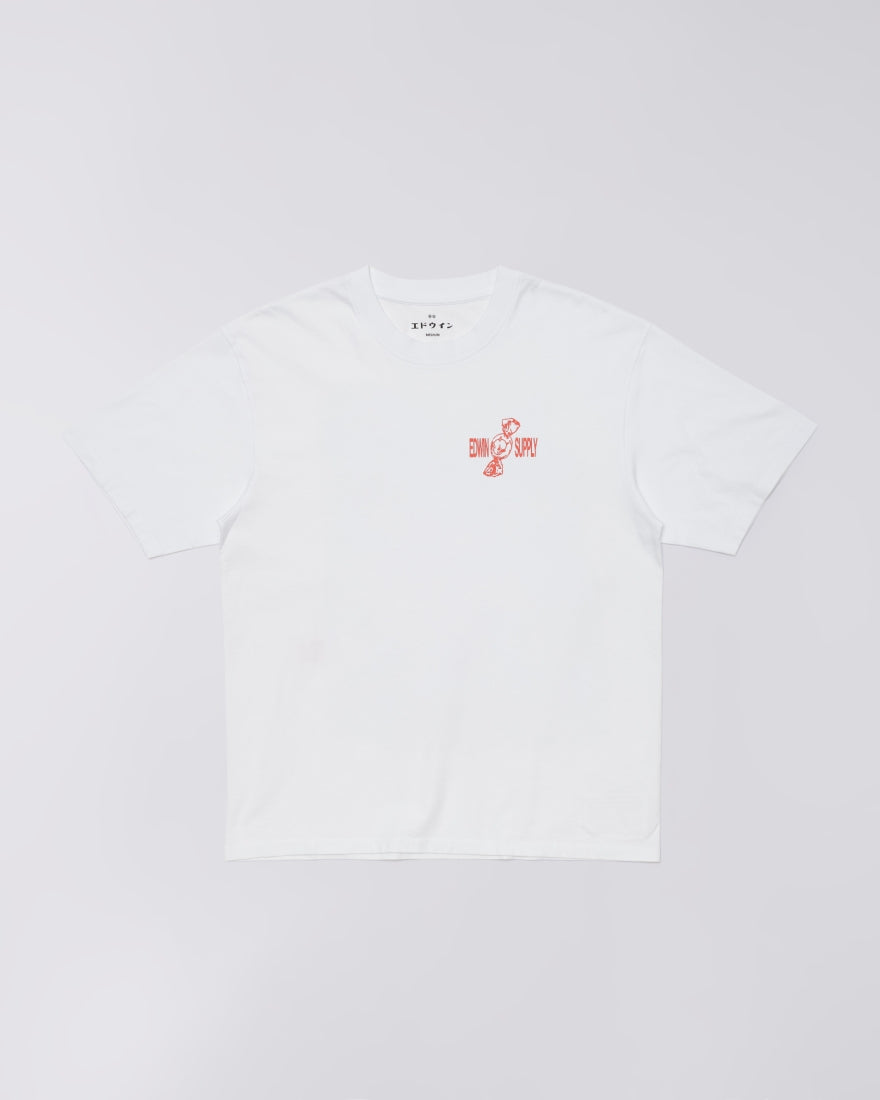 Edwin || Sorry Tokyo TS - White Garment Washed - M’ Edwin