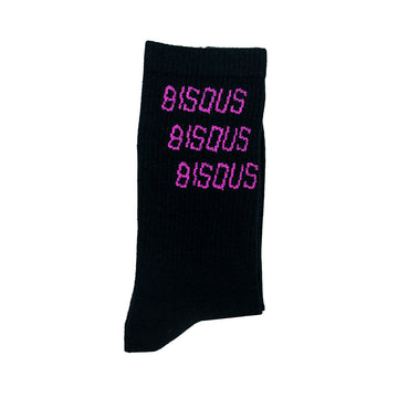 Bisous || Socks - Black Bisous Skateboards