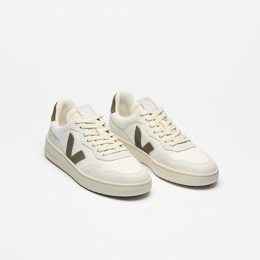 Veja || V-90 B-Mesh - White/Kaki - M’ Atalante Store