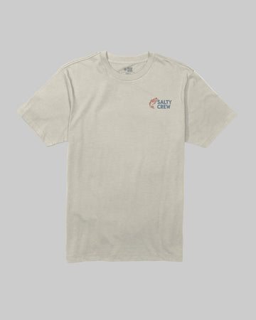 Salty Crew || Bait Shop S/S Tee - Moonbeam - M’ Salty Crew