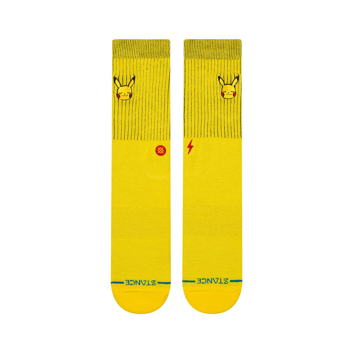 Stance || Pikachu Crew Sock - Yellow - M’ Stance
