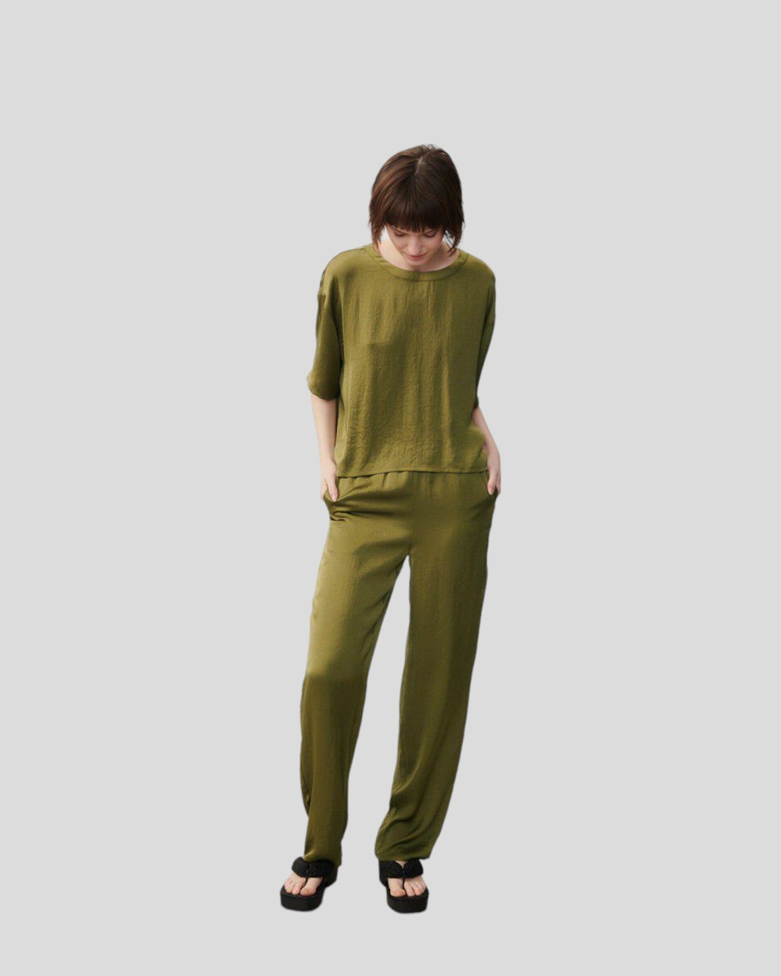 American Vintage || Widland Pantalon - Thym American Vintage