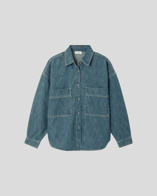 American Vintage || Ydopark Chemise - Medium Green Cast American Vintage