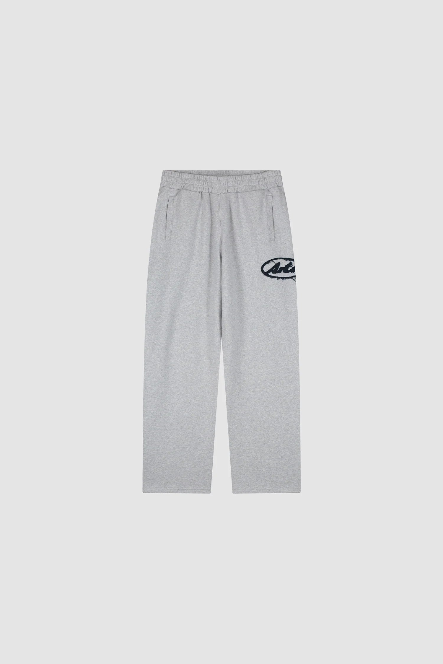Arte || Circle Patch Logo Sweatpants - Grey - M’ Arte