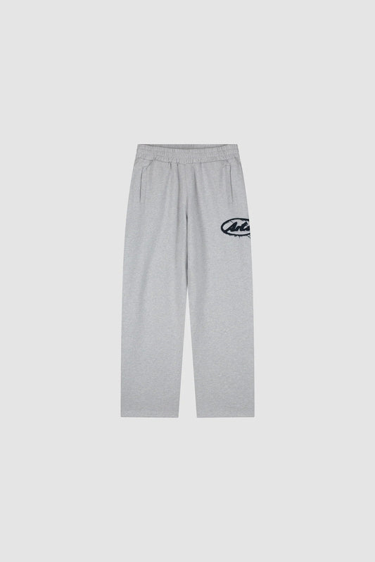 Arte || Circle Patch Logo Sweatpants - Grey - M’ Arte