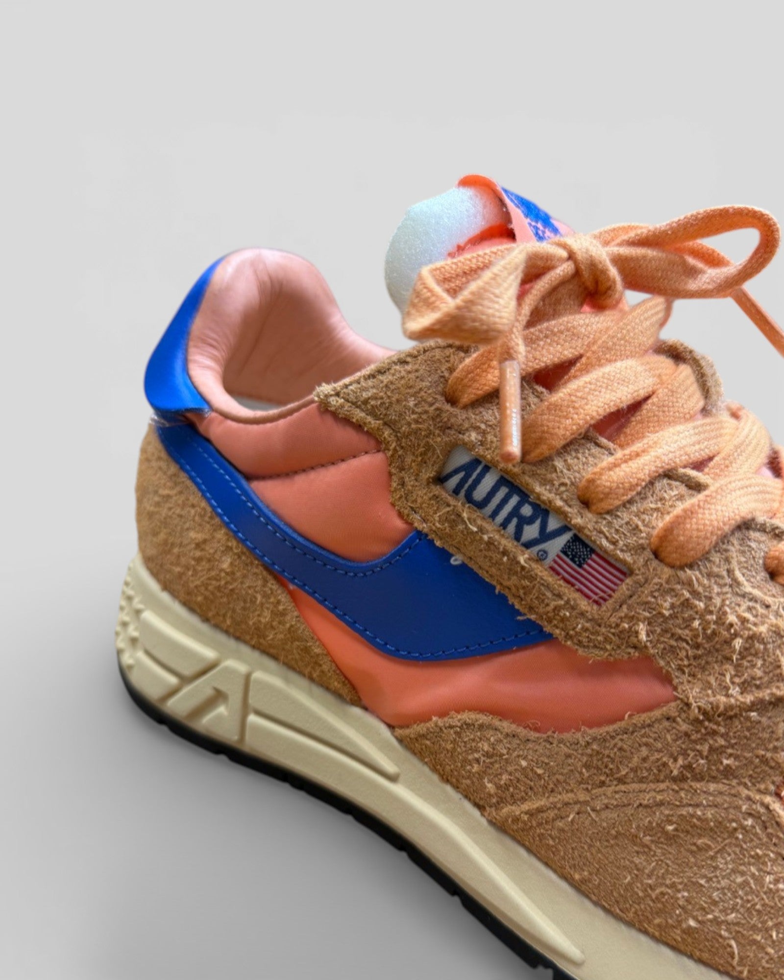 Autry || Reelwind UT38 - Suede Orange / Blue - M' Autry