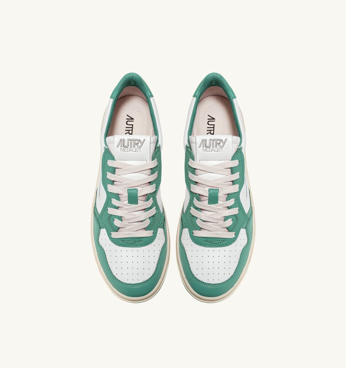 Autry || Medalist - WB30 - White/ Malachit Autry