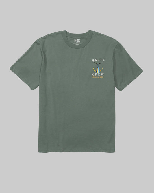 Salty || Tailed S/S Tee - Laurel Wreath - M’ Salty Crew