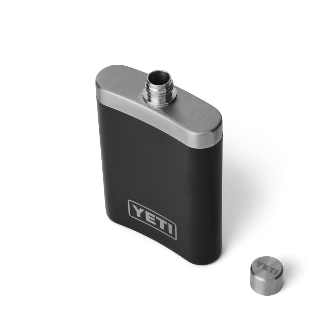 Yeti || Rambler Flask - Black - M’ Yeti