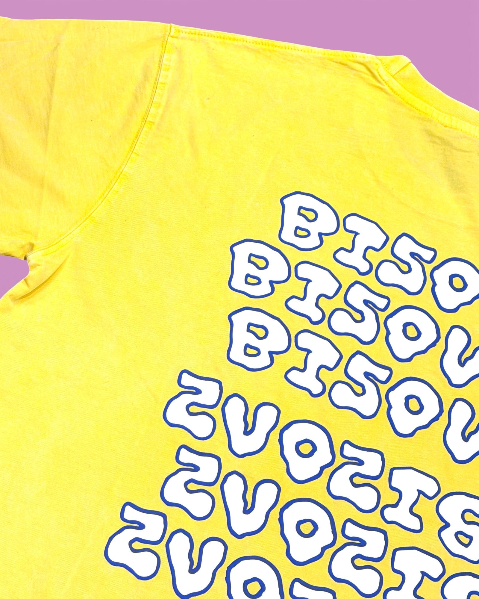 Bisous Bisous || T-shirt Slime - Yellow - M' Bisous Skateboards