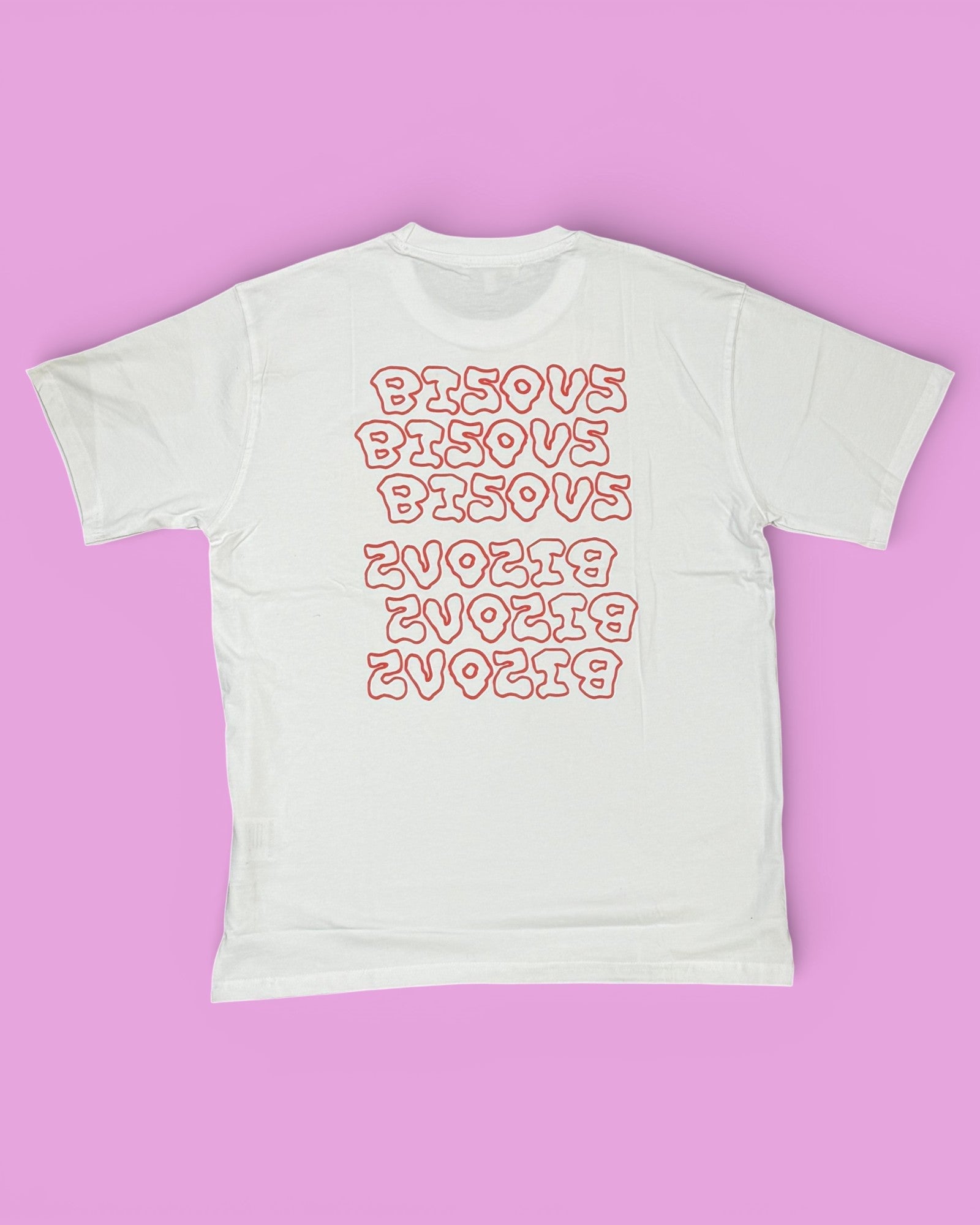 Bisous Bisous || T-shirt Slime - White - M' Bisous Skateboards