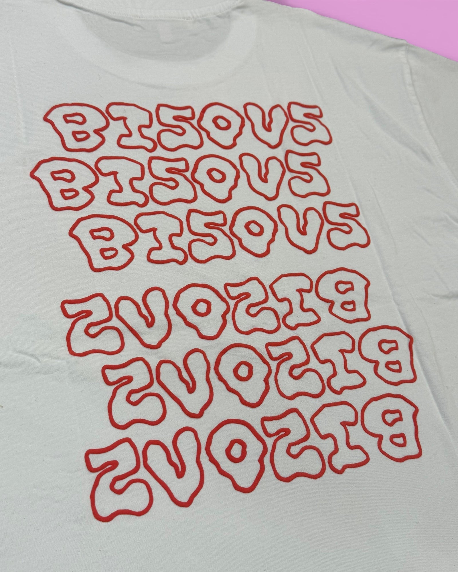 Bisous Bisous || T-shirt Slime - White - M' Bisous Skateboards