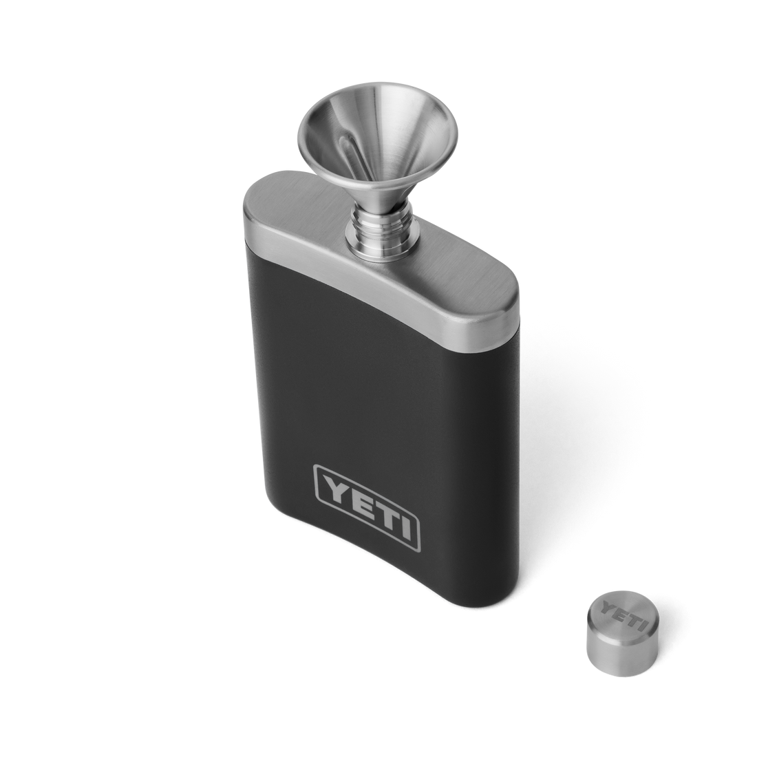 Yeti || Rambler Flask - Black - M’ Yeti
