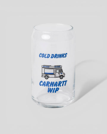 Carhartt || Cold Drinks Can Glass - Clear - M’ Carhartt