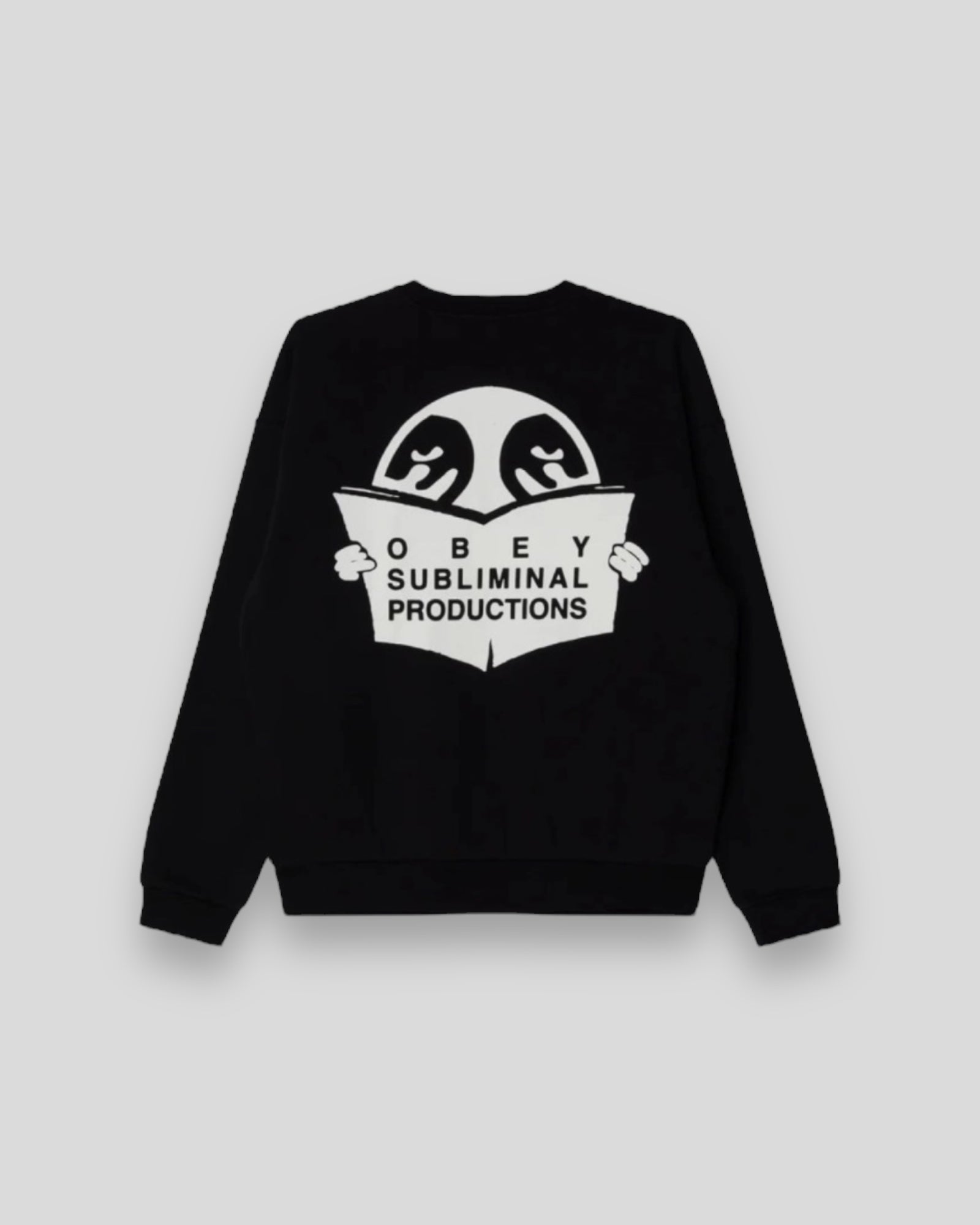 Obey || Weldon Extra Heavy Crew - Black - M’ Obey