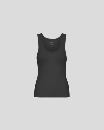 Colorful Standard || Organic Rib Tank - Top - Deep Black Colorful Standard