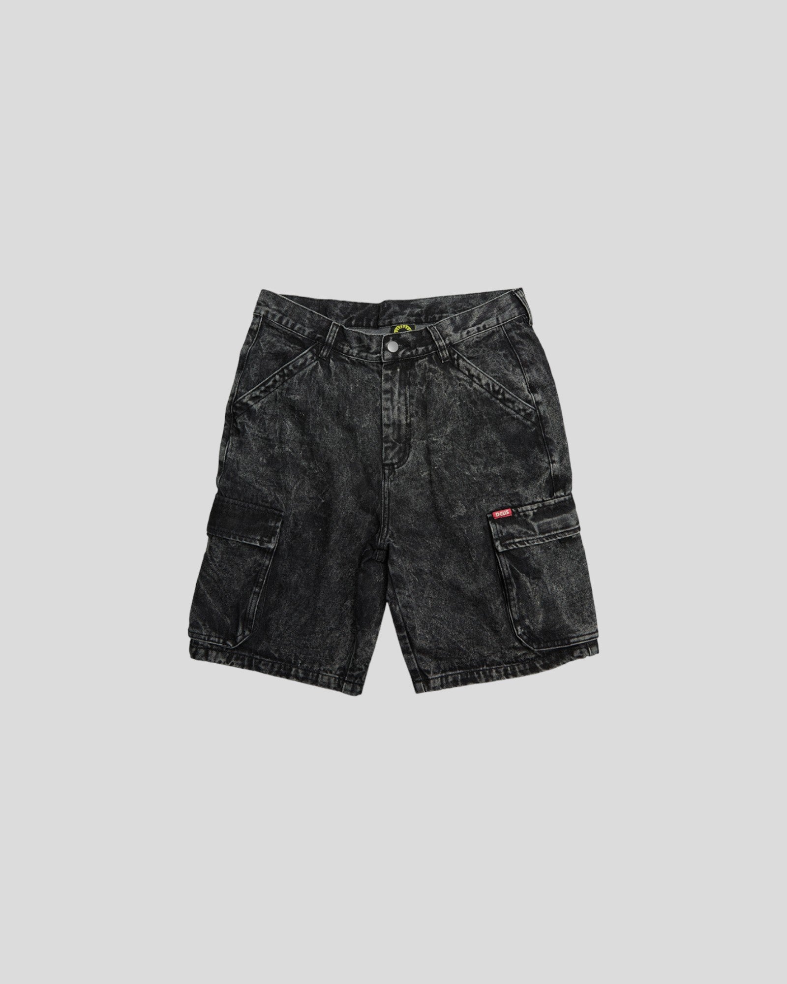 Deus ex Machina || Burly Cargo Short - Mid Black Deus ex machina