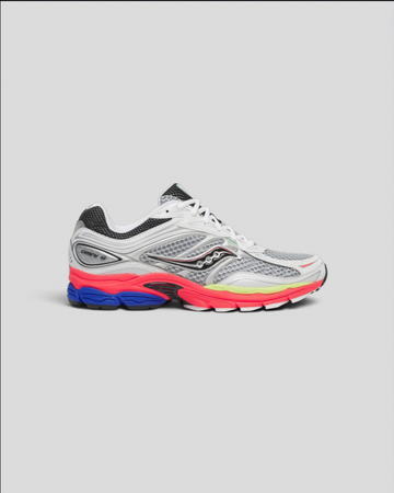 Saucony || Saucony ProGrid Omni 9 - White/Vizi Red Multi - M’ Saucony