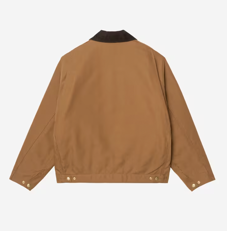 Carhartt || OG Detroit Jacket - Organic Cotton Dearborn Canvas Brown/Tobacco rigid - M' Carhartt
