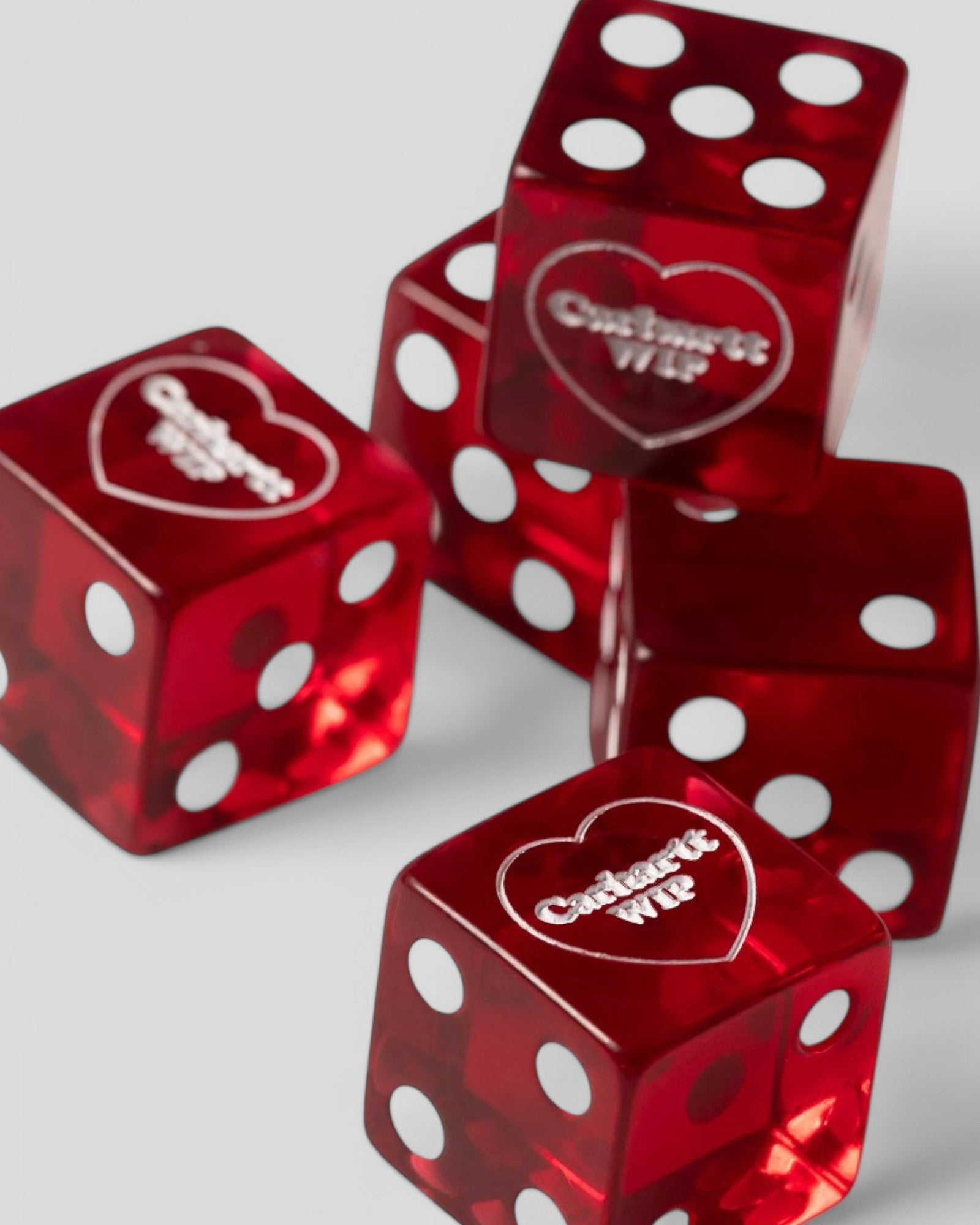 Carhartt || Heart Dice Set 100 % Other Scarlet - Red Carhartt