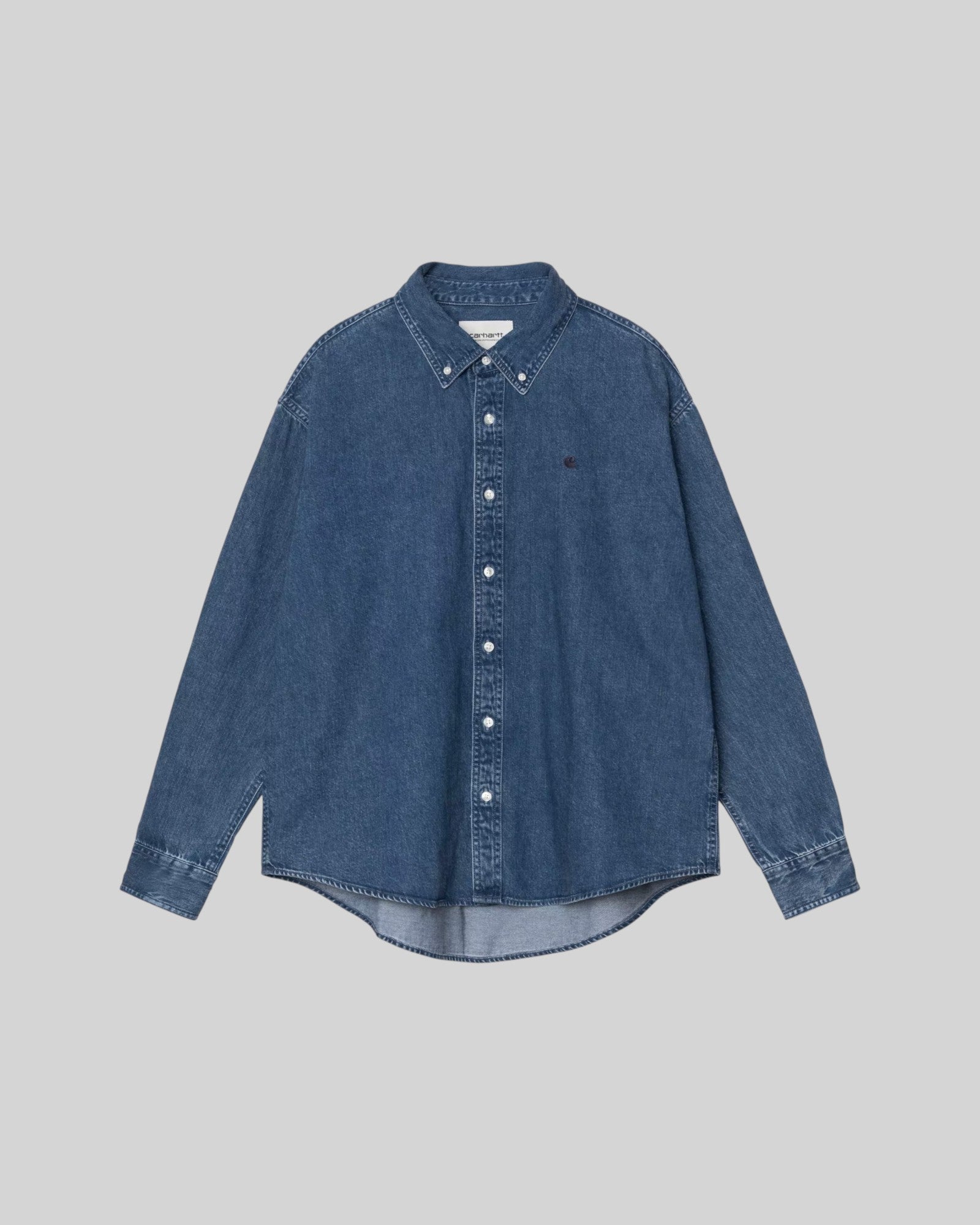 Carhartt || Lucas Shirt - Blue Stone Washed - M' Carhartt