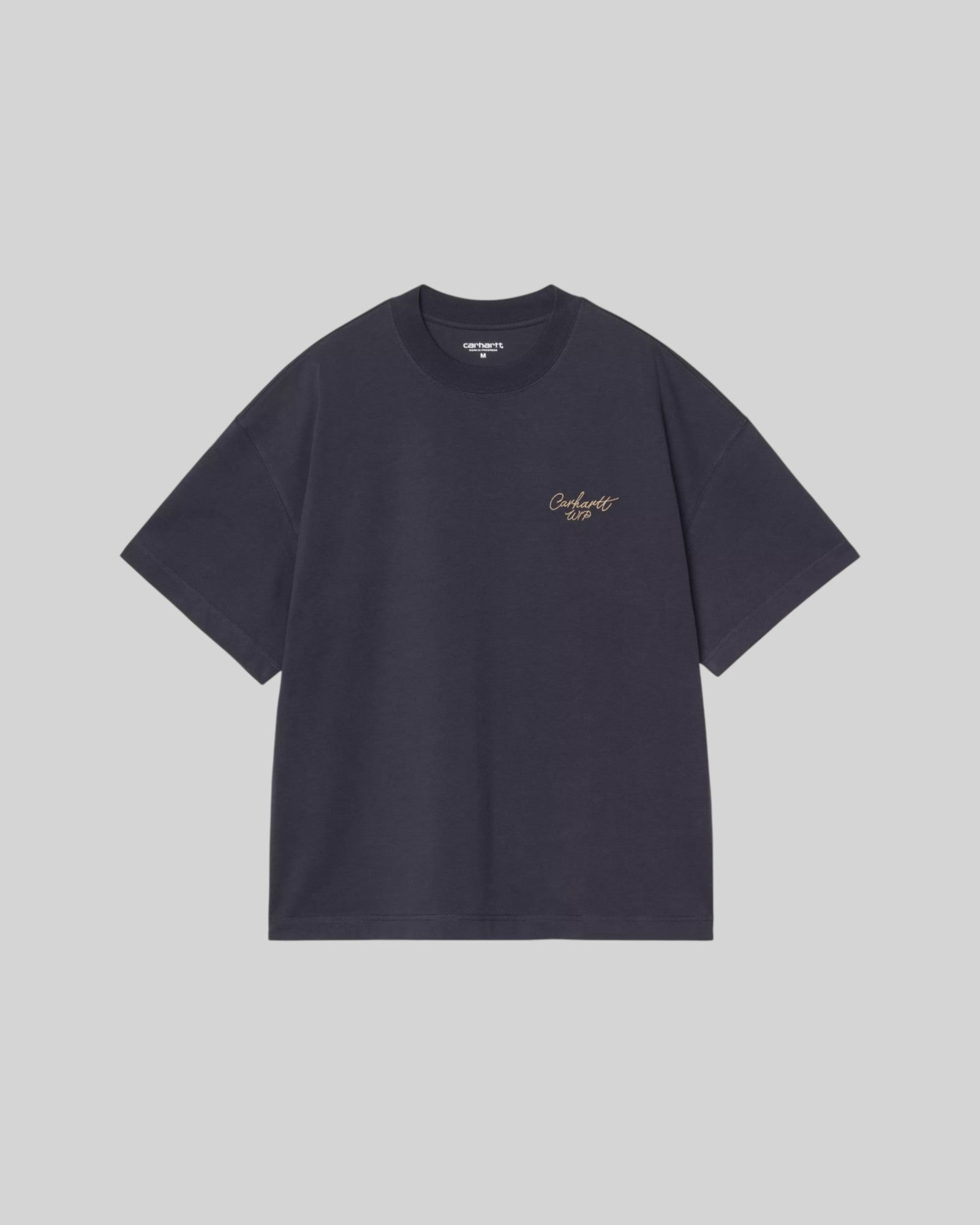 Carhartt || Signature Script T-Shirt - Navy - M' Carhartt