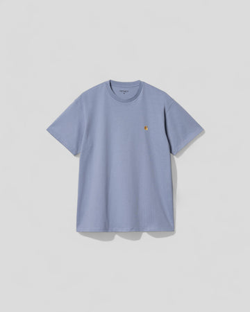 Carhartt || S/S Chase T-Shirt - Charm Blue/Gold Carhartt